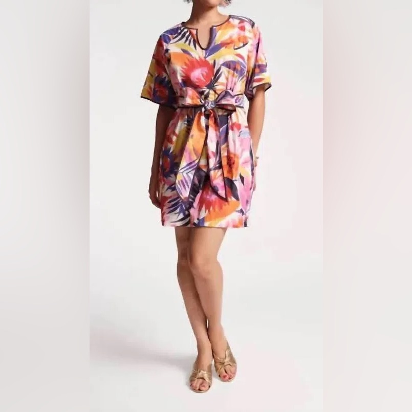 Frances Valentine Doris Dress In Lanai Print Size Medium Nwt